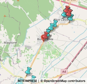 Mappa Via Matteotti, 13040 Borgo d'Ale VC, Italia (2.8735)