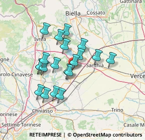 Mappa Via Matteotti, 13040 Borgo d'Ale VC, Italia (11.7155)