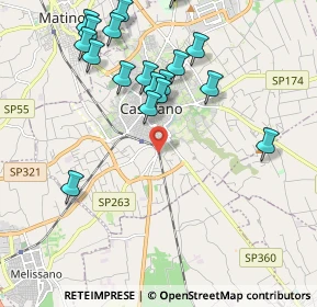 Mappa SP 263, 73042 Casarano LE (2.568)