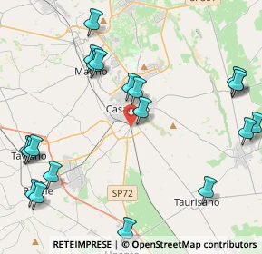 Mappa SP 263, 73042 Casarano LE (5.8615)