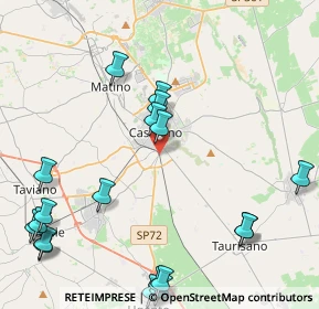 Mappa SP 263, 73042 Casarano LE (6.135)