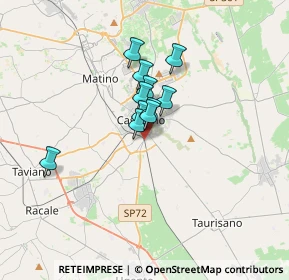 Mappa SP 263, 73042 Casarano LE (2.26545)