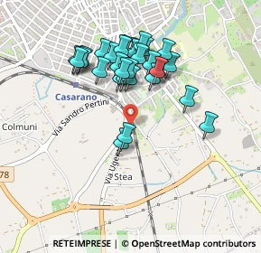 Mappa SP 263, 73042 Casarano LE (0.43667)