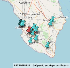 Mappa SP 263, 73042 Casarano LE (12.0265)
