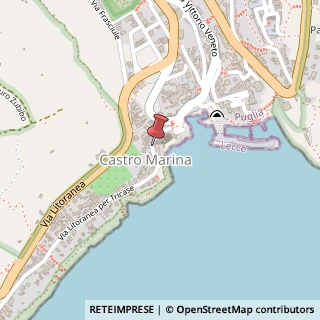 Mappa Via Litoranea Per Tricase, 6, 73030 Castro, Lecce (Puglia)