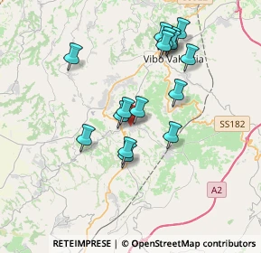 Mappa Via San Rocco, 89851 San Costantino Calabro VV, Italia (3.7075)