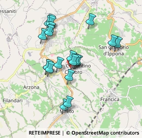 Mappa Via San Rocco, 89851 San Costantino Calabro VV, Italia (1.801)