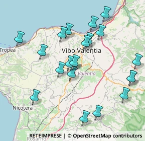 Mappa Via Giuseppe Mazzini, 89851 San Costantino Calabro VV, Italia (9.31)