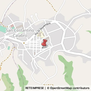 Mappa Via roma 86, 89851 San Costantino Calabro, Vibo Valentia (Calabria)