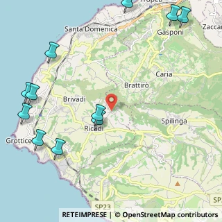 Mappa Via Mulini, 89866 Ricadi VV, Italia (3.34727)