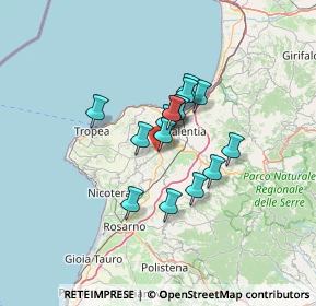 Mappa Via Giardino, 89851 Jonadi VV, Italia (9.818)