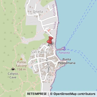 Mappa strada comunale Ditella, Panarea, 98050 Panarea ME, Italia, 98050 Lipari, Messina (Sicilia)