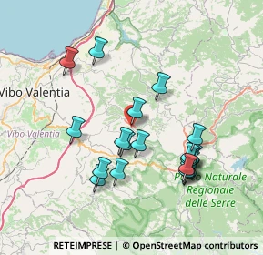 Mappa 89834 Vazzano VV, Italia (7.9965)