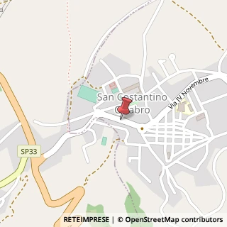 Mappa Via San Rocco, 27, 89851 San Costantino Calabro, Vibo Valentia (Calabria)