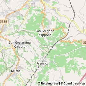 Mappa San Gregorio d'Ippona