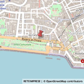 Mappa Riviera di Chiaia, 276, 80121 Napoli, Napoli (Campania)