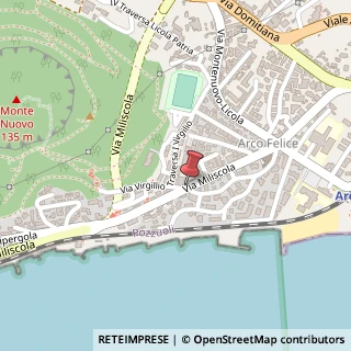 Mappa Via Miliscola, 402, 80048 Pozzuoli, Napoli (Campania)