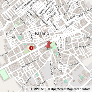 Mappa Via Fratelli Rosselli, 1, 72015 Fasano, Brindisi (Puglia)
