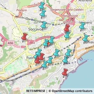 Mappa Via Roberto Murolo, 80125 Napoli NA, Italia (1.0815)