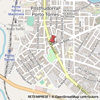 Mappa Strada Torino, 43, 07046 Porto Torres, Sassari (Sardegna)