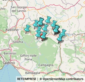 Mappa Via Antonio Gramsci, 83043 Bagnoli Irpino AV, Italia (9.7585)