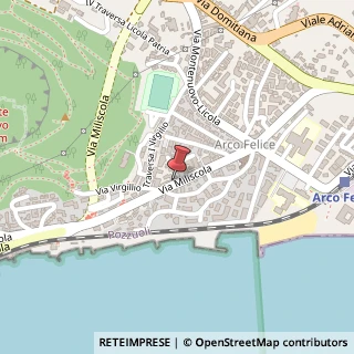 Mappa Via Miliscola, 386, 80078 Pozzuoli, Napoli (Campania)