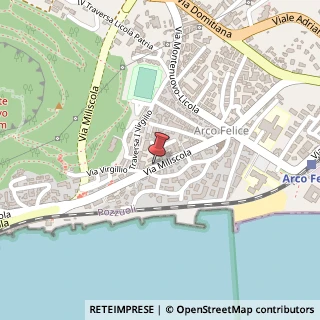 Mappa Via Miliscola, 392, 80078 Pozzuoli, Napoli (Campania)