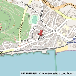 Mappa Via Miliscola, 352, 80078 Pozzuoli, Napoli (Campania)