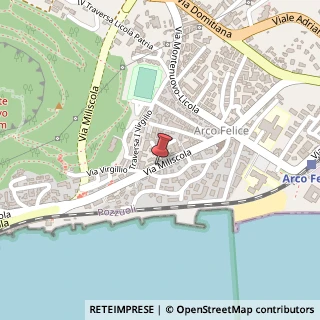 Mappa Via Miliscola,  145, 80078 Pozzuoli, Napoli (Campania)