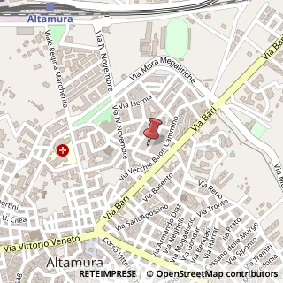 Mappa Via Timavo,  7, 70022 Altamura, Bari (Puglia)