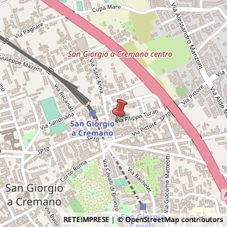 Mappa Via Filippo Turati, 14, 80046 San Giorgio a Cremano, Napoli (Campania)