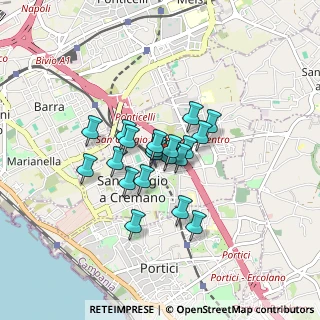Mappa 80046 San Giorgio a Cremano NA, Italia (0.6145)