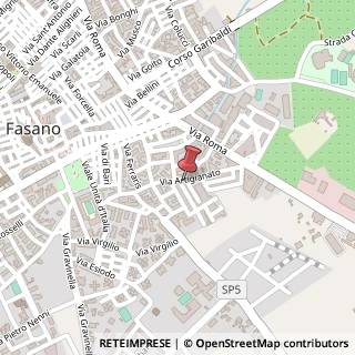 Mappa Via Artigianato, 23, 72015 Fasano, Brindisi (Puglia)