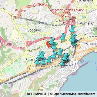 Mappa Via Romeo Nicola, 80125 Napoli NA, Italia (0.88)
