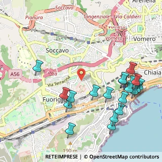 Mappa Via Enzo Tortora, 80125 Napoli NA, Italia (1.3075)