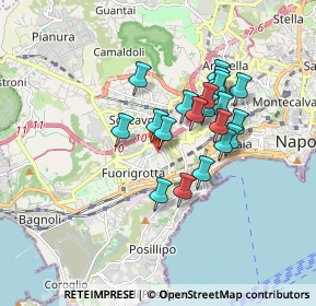 Mappa Fuorigrotta, 80125 Napoli NA, Italia (1.4735)