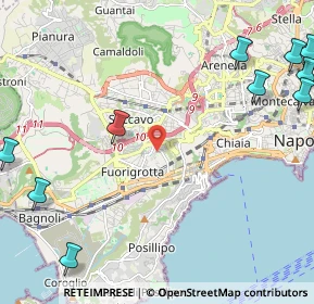 Mappa Fuorigrotta, 80125 Napoli NA, Italia (3.66636)