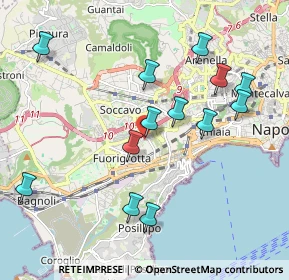Mappa Fuorigrotta, 80125 Napoli NA, Italia (2.19769)
