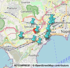 Mappa Fuorigrotta, 80125 Napoli NA, Italia (1.53692)