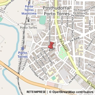 Mappa Via Rossini, 25, 07046 Porto Torres, Sassari (Sardegna)