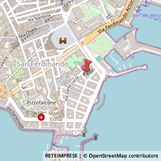 Mappa Via Santa Lucia 21, 73-75, 80142 Napoli, Napoli (Campania)