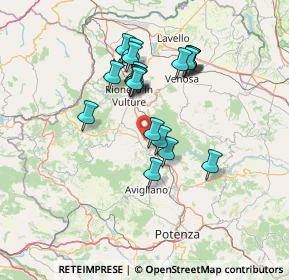 Mappa Strada Provinciale Iscalunga - Dragonetti, 85020 Filiano PZ, Italia (12.933)