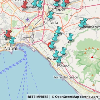 Mappa Via Sandriana, 80046 San Giorgio a Cremano NA, Italia (5.8055)
