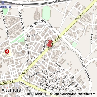 Mappa Via Ofanto, 4, 70022 Altamura, Bari (Puglia)