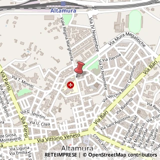 Mappa Viale Regina Margherita, 66, 70022 Altamura, Bari (Puglia)