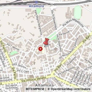 Mappa Viale Regina Margherita, 23, 70022 Altamura, Bari (Puglia)