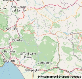 Mappa 83043 Bagnoli Irpino AV, Italia (11.9465)