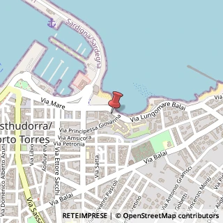 Mappa Via Lungomare Balai, 16, 07046 Porto Torres, Sassari (Sardegna)