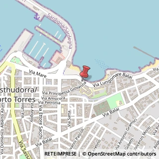 Mappa Via lungo mare, 18, 07046 Porto Torres, Sassari (Sardegna)