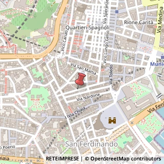 Mappa Via S. Teresella degli Spagnoli, 56, 80132 Napoli, Napoli (Campania)